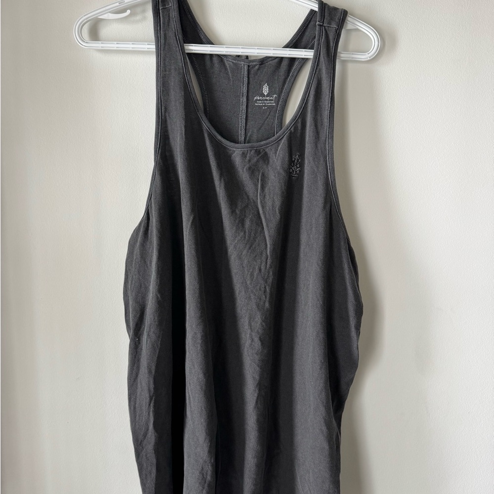 Women's free people movement Black Tank Top